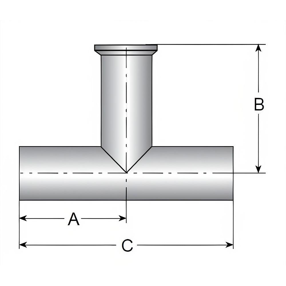 Sanitary Stainless Steel Pipe Tee: 1
