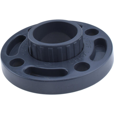1-1/2" Pipe, 5" OD, PVC Socket Pipe Flange