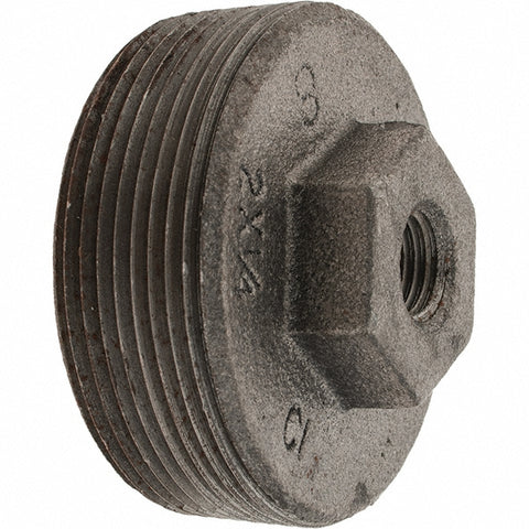 Black Hex Bushing: 2 x 1/4 x 1/4"