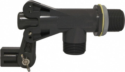 1" Pipe, PVC, Angle Pattern-Single Seat, Mechanical Float Valve