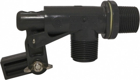 3/4" Pipe, PVC, Angle Pattern-Single Seat, Mechanical Float Valve