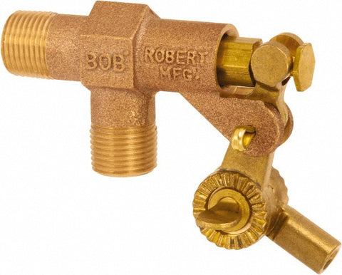 1" Pipe, Brass, Angle Pattern-Single Seat, Mechanical Float Valve