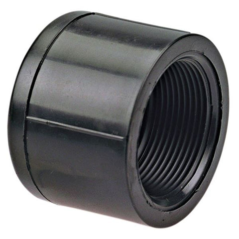 (Nibco Part#:  CC04350) 6117-3 - Thread Cap FPT - Black Polypropylene Schedule 80