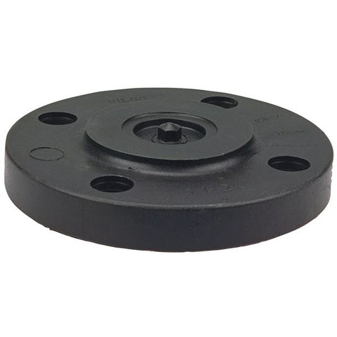 (Nibco Part#:  CC05750) 6119-H - Blind Flange - Black Polypropylene Schedule 80, One-Piece Solid Design