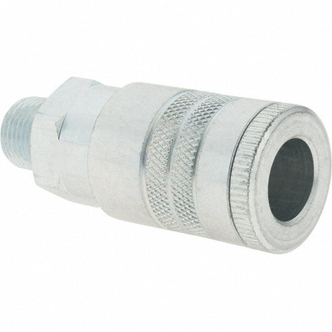 Pneumatic Hose Coupling: 3/8-18, 1/2" Body Dia, Tru-Flate Automotive Interchange