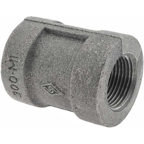 Black Coupling: 3/4", Threaded