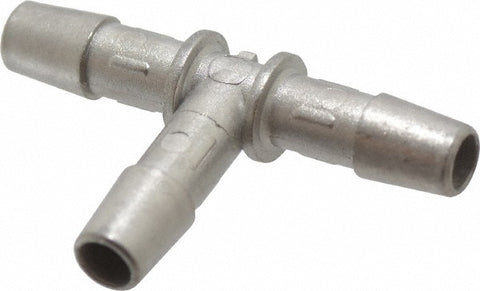 Barbed Tube Tee: 1/4" Barbs