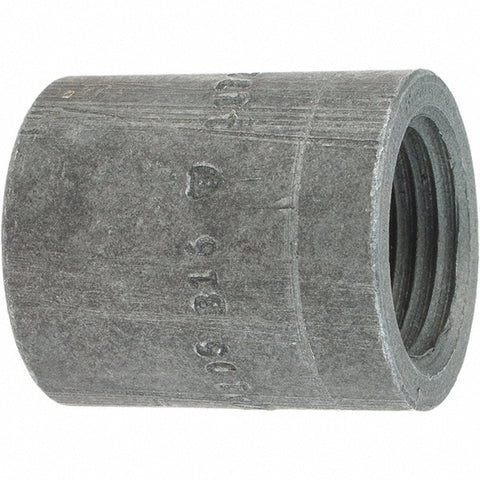 Black End Cap: 3/8", Threaded