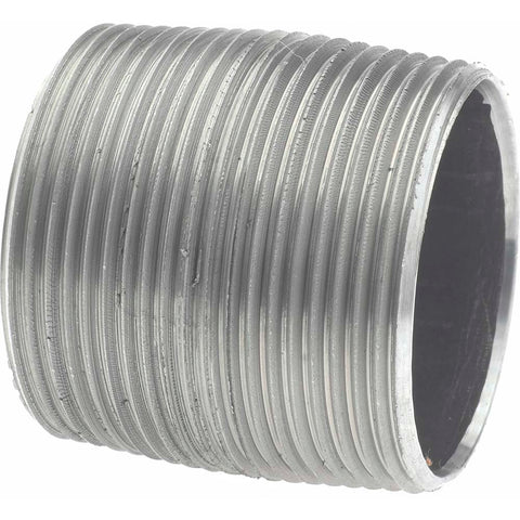 Black Pipe Nipple: 1-1/2" Dia x 1-3/4" Long, Schedule 40