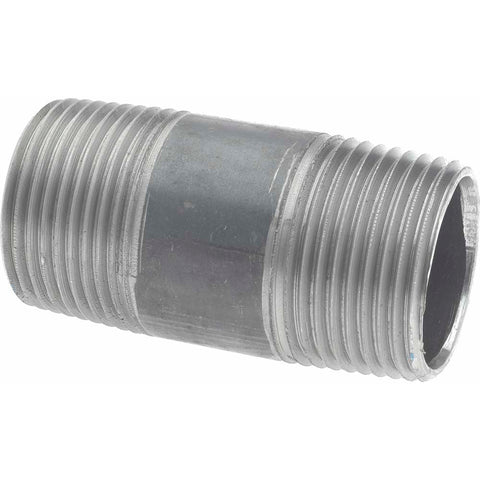 Black Pipe Nipple: 1" Dia x 2-1/2" Long, Schedule 40