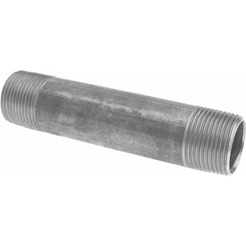 Black Pipe Nipple: 1" Dia x 5-1/2" Long, Schedule 40