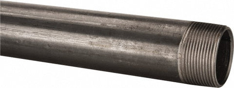 Black Pipe Nipple: 1-1/2" Dia x 30" Long, Schedule 40