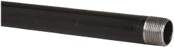 Black Pipe Nipple: 1" Dia x 48" Long, Schedule 40