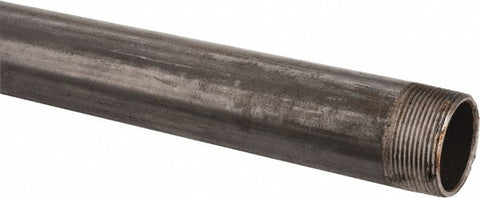 Black Pipe Nipple: 1-1/2" Dia x 60" Long, Schedule 40