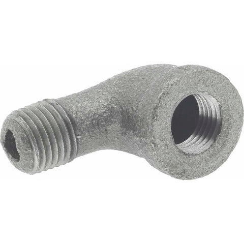Black 90 deg Street Elbow: 1/4", Threaded