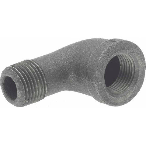 Black 90 deg Street Elbow: 3/8", Threaded