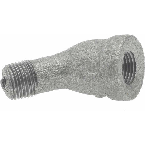 Black 45 deg Street Elbow: 1/8", Threaded