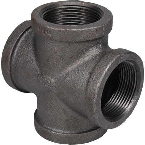 Black Cross: 1-1/2", Threaded