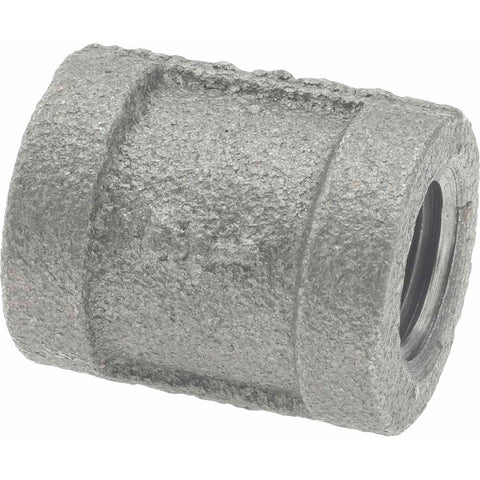 Black Coupling: 1/4", Threaded