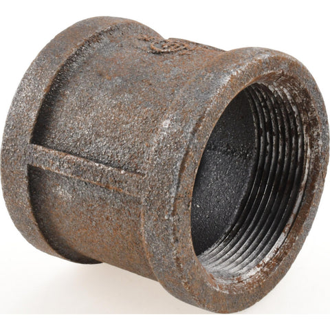 Black Coupling: 2", Threaded