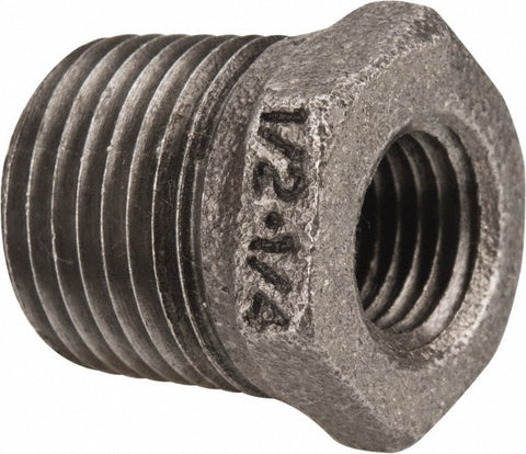 Black Bushing: 1/2 x 1/4", Threaded