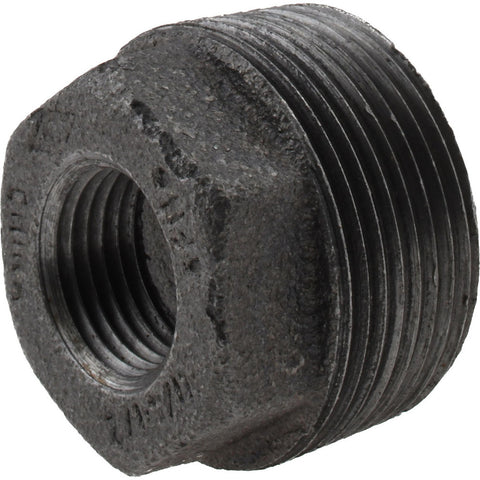 Black Bushing: 1-1/4 x 1/2", Threaded