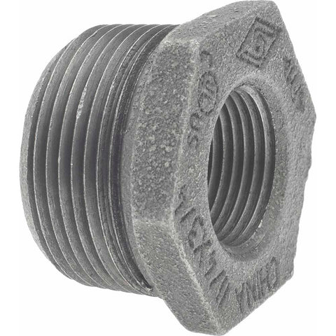 Black Bushing: 1-1/4 x 3/4", Threaded