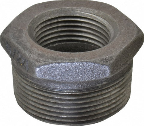 Black Bushing: 1-1/2 x 1", Threaded