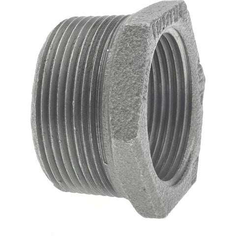 Black Bushing: 1-1/2 x 1-1/4", Threaded