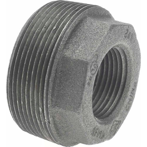 Black Bushing: 2 x 1", Threaded