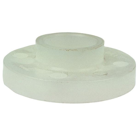 (Nibco Part#:  CN07000) 6251-H - Socket Flange - Chem-Pure Natural Polypropylene Schedule 80, One-Piece Solid Design