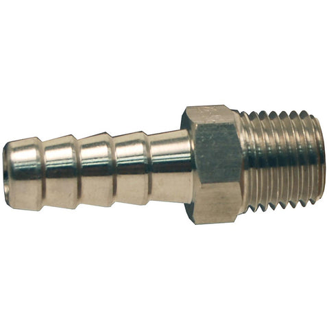 Barbed Hose Fittings: Fitting Type: Hose Barb Insert; Material: Stainless Steel; Thread Standard: MNPT; Thread Size: 3/4