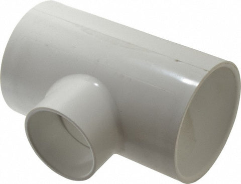 3 x 3 x 2" PVC Plastic Pipe Reducing Tee