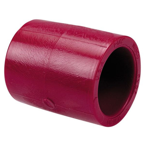 (Nibco Part#:  CD00000) 6501 - Socket Coupling S x S - Kynar Red PVDF Schedule 80