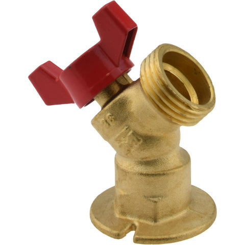 1/2" Pipe, Brass Sillcock