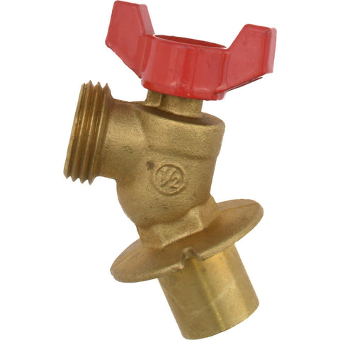 1/2" Pipe, Brass Sillcock