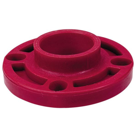 (Nibco Part#:  CD04736) 6551-W - Socket Flange S - Kynar Red PVDF Schedule 80, One-Piece Webbed Design