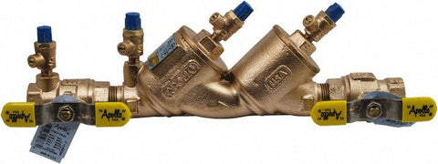 1 Thread, 175 psi WOG Rating, Bronze Double Check Backflow Preventer Valve