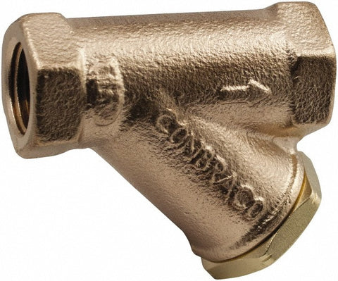 1-1/2" Pipe, Female NPT Ends, Lead Free Bronze Y-Strainer