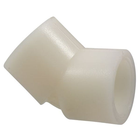 (Nibco Part#:  CE00750) 6606 - Socket 45-degree Elbow S x S - Kynar Natural PVDF Schedule 80