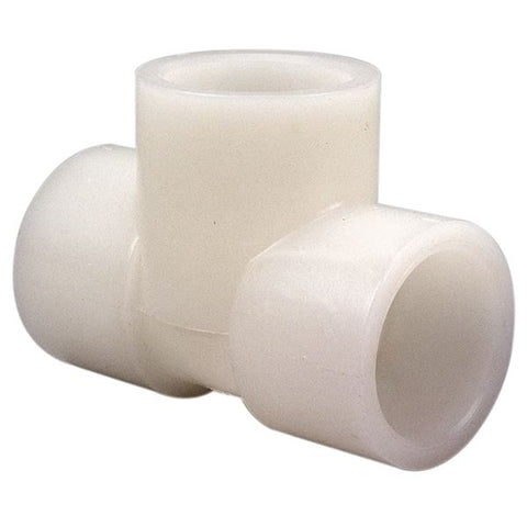 (Nibco Part#:  CE01850) 6611 - Socket Tee S x S x S - Kynar Natural PVDF Schedule 80