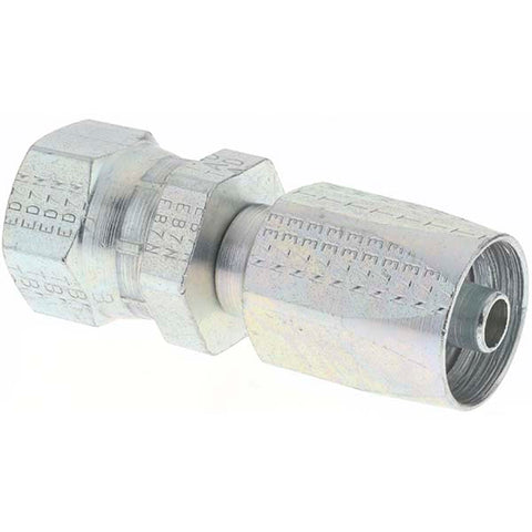 4 Piece, 3/4-16 SAE45, Reusable Hose Female Swivel Fitting