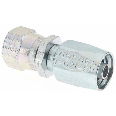 5/8-18 SAE45, Reusable Hose Female Swivel Fitting