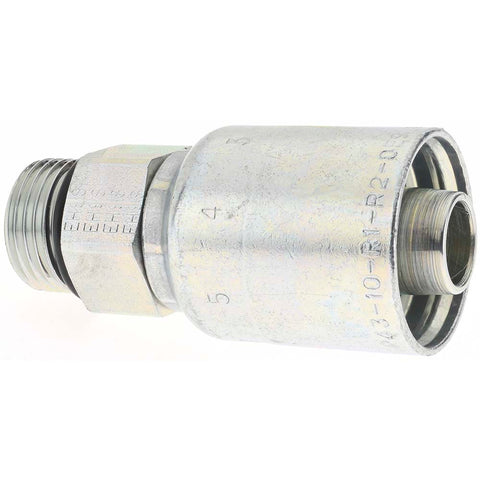 Straight Rigid Fitting Hydraulic Hose Male Rigid Fitting: 0.625