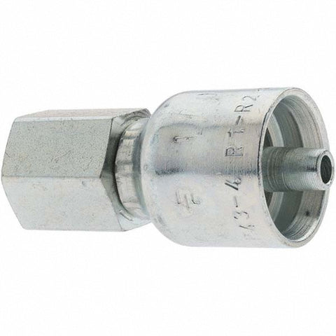 Straight Rigid Fitting Hydraulic Hose Female Pipe Rigid Fitting: 0.25
