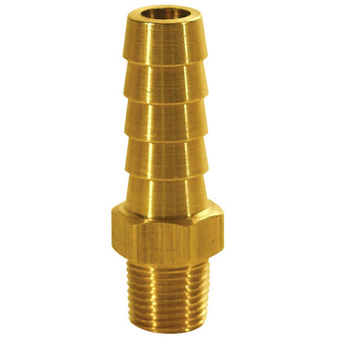 Barbed Hose Fittings: Fitting Type: Hose Barb Insert; Material: Brass; Thread Standard: NPTF; Thread Size: 3/4