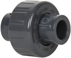 1/4" PVC Plastic Pipe Union with EPDM O-Ring