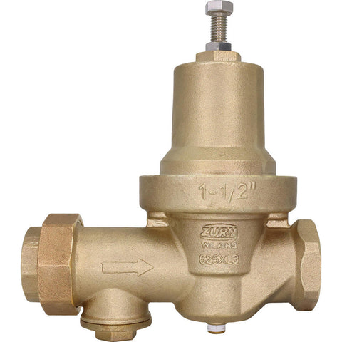 Pressure Reducing Valves: Pipe Size: 1-1/2; End Connection: Solder x FNPT; Body Material: Bronze