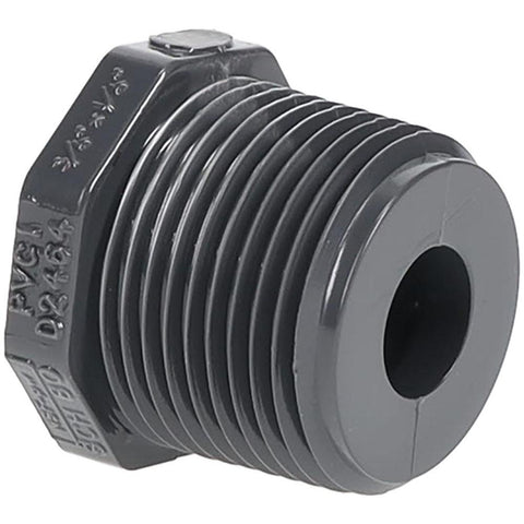 3/4 x 1/4" PVC Plastic Pipe Reducer Bushing