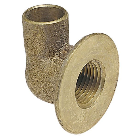 (Nibco Part#:  B081050) 708 - 90° Flanged Sink Elbow C x F - Cast